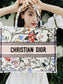 Dior Book Tote-小號36.5cm-月季花