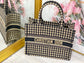 Dior Book Tote-小號36.5cm-千鳥格