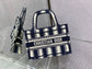 Dior Book Tote-Mini 23cm-深藍色條紋