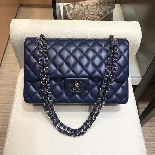 小香家-經典款菱格系列 CF包 銀鍊 25cm