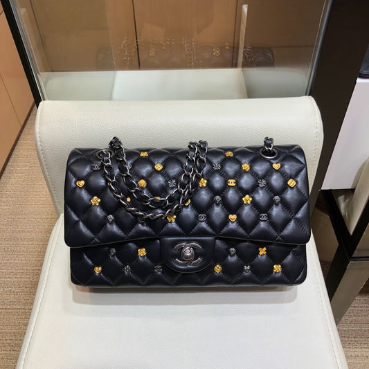 小香家-經典菱格18新系列 CF包 銀鍊 25cm