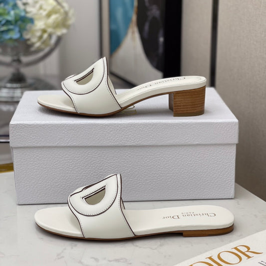 迪D家-CD五金釦 低跟拖鞋
