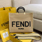芬F家-Fendi Sunshine-中號編織手提袋