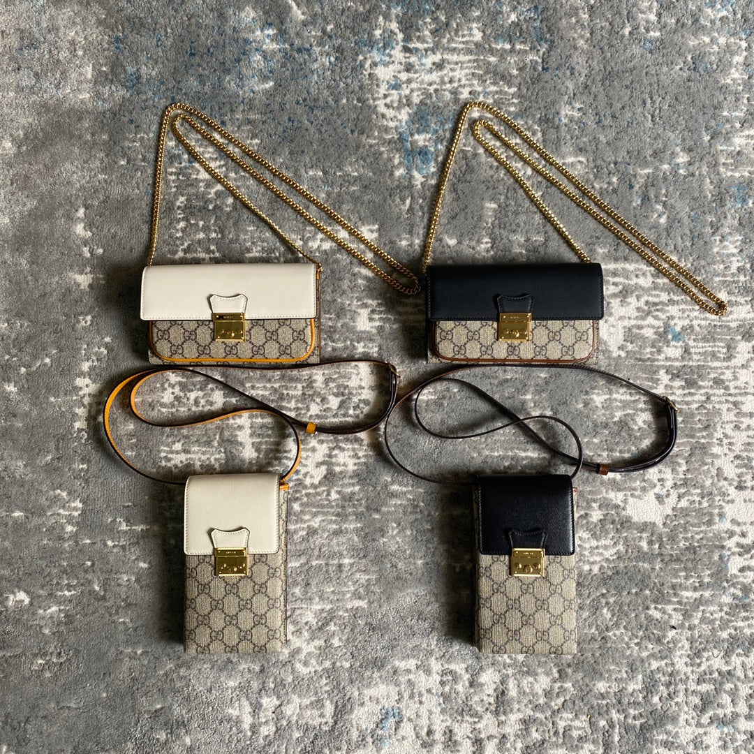 Gucci 鎖扣鏈條手機包