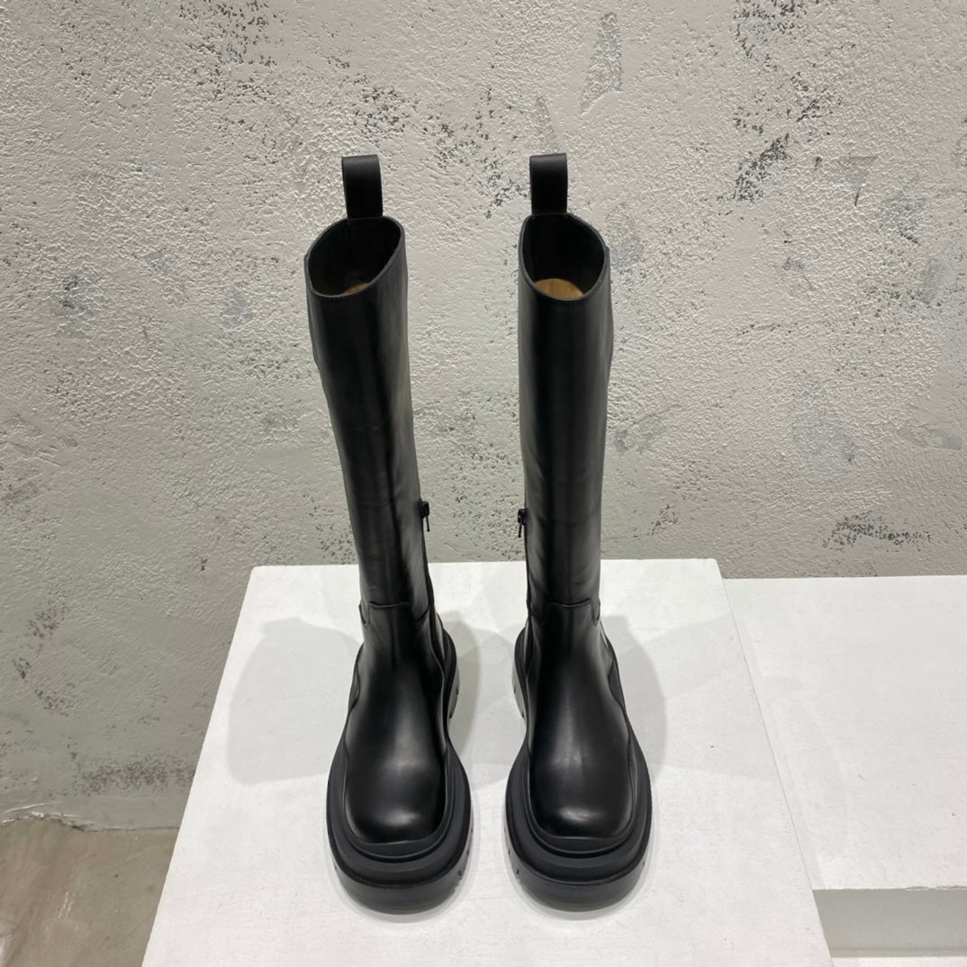 B編織-22ss 拉鍊高筒靴（35-39，34.40-42可訂製）