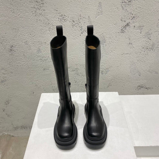 B編織-22ss 拉鍊高筒靴（35-39，34.40-42可訂製）