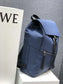 Loe-Puzzle Backpack 後背包 藍色