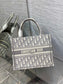 Dior Book Tote-小號36.5cm-灰色老花
