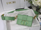 Dior 蒙田 Mini Box 珐瑯扣-17.5cm-薄荷綠