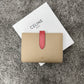 Celine 中夾-STRAP粒面小牛皮錢包