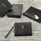 YSL經典MONOGRAM小號絎縫皮革手包-黑色小牛皮金扣