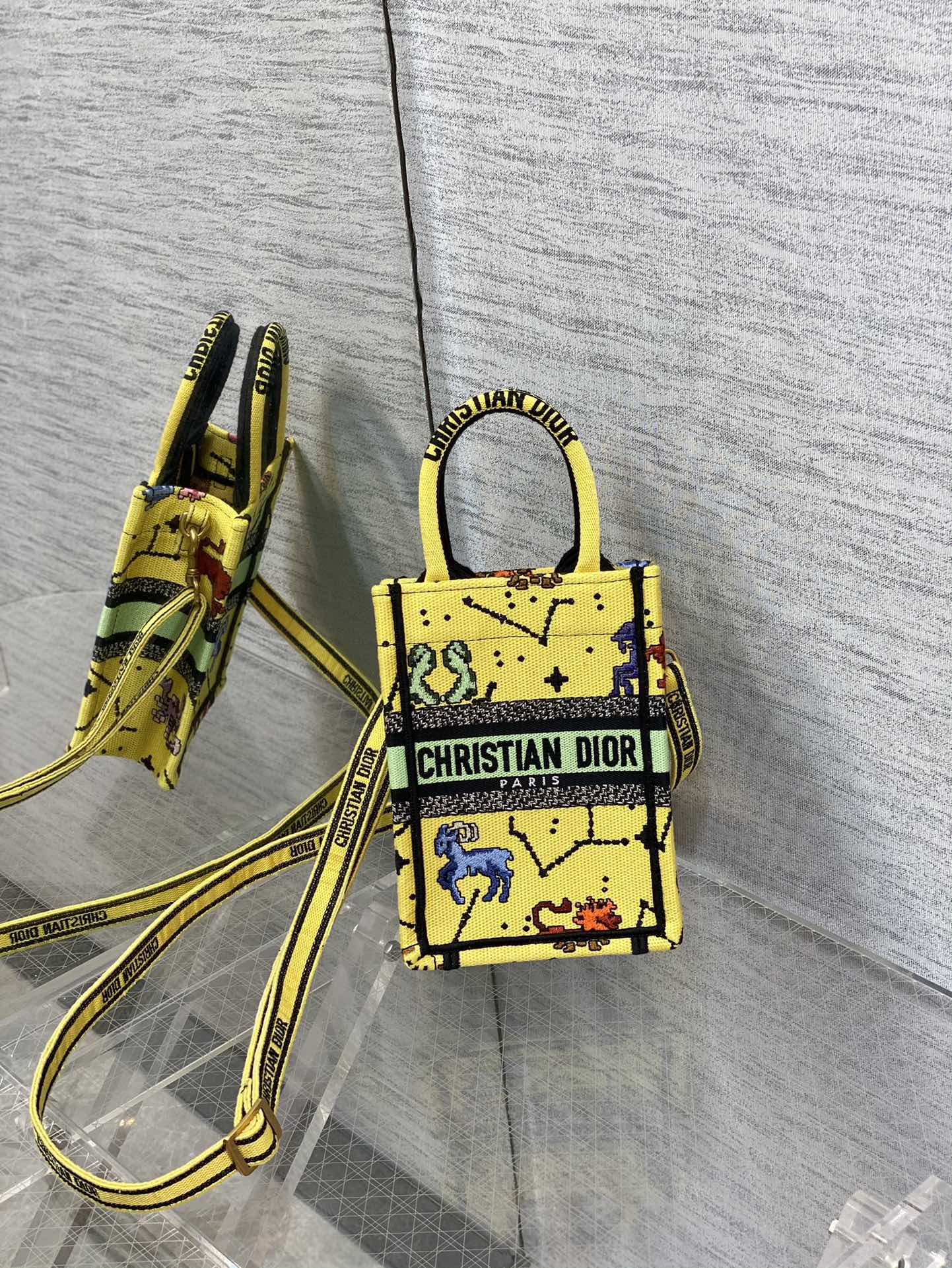 迪D家 Book Tote-最新豎版mini 黃色