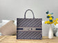 Dior Book Tote-大號41.5cm-深藍老花