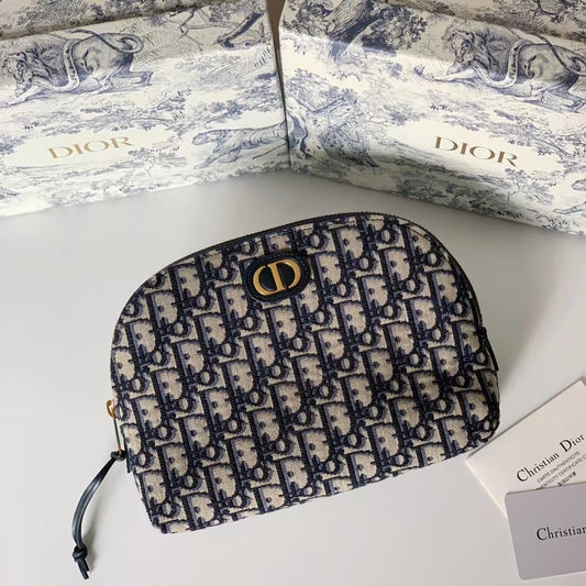 Dior 老花化妝包-大號