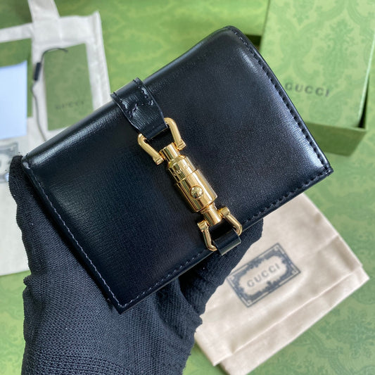 Gucci Jackie1961 系列拉鍊卡包短夾