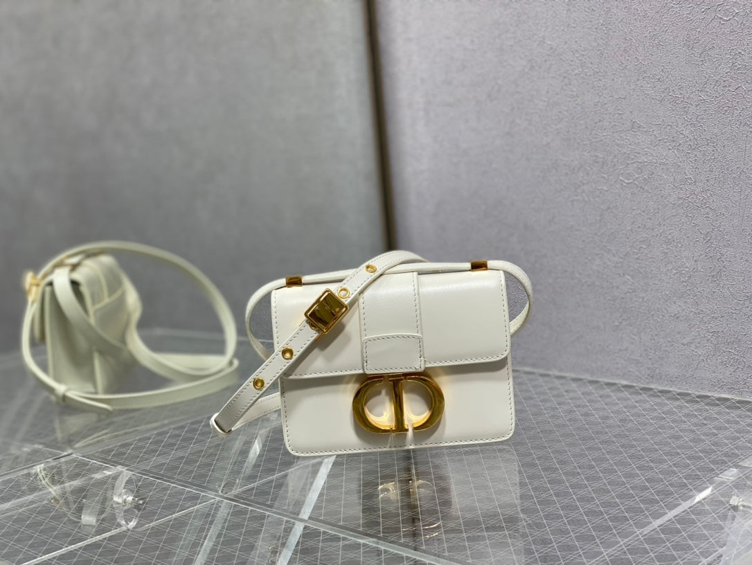 Dior-蒙田包 最新micro系列 白色