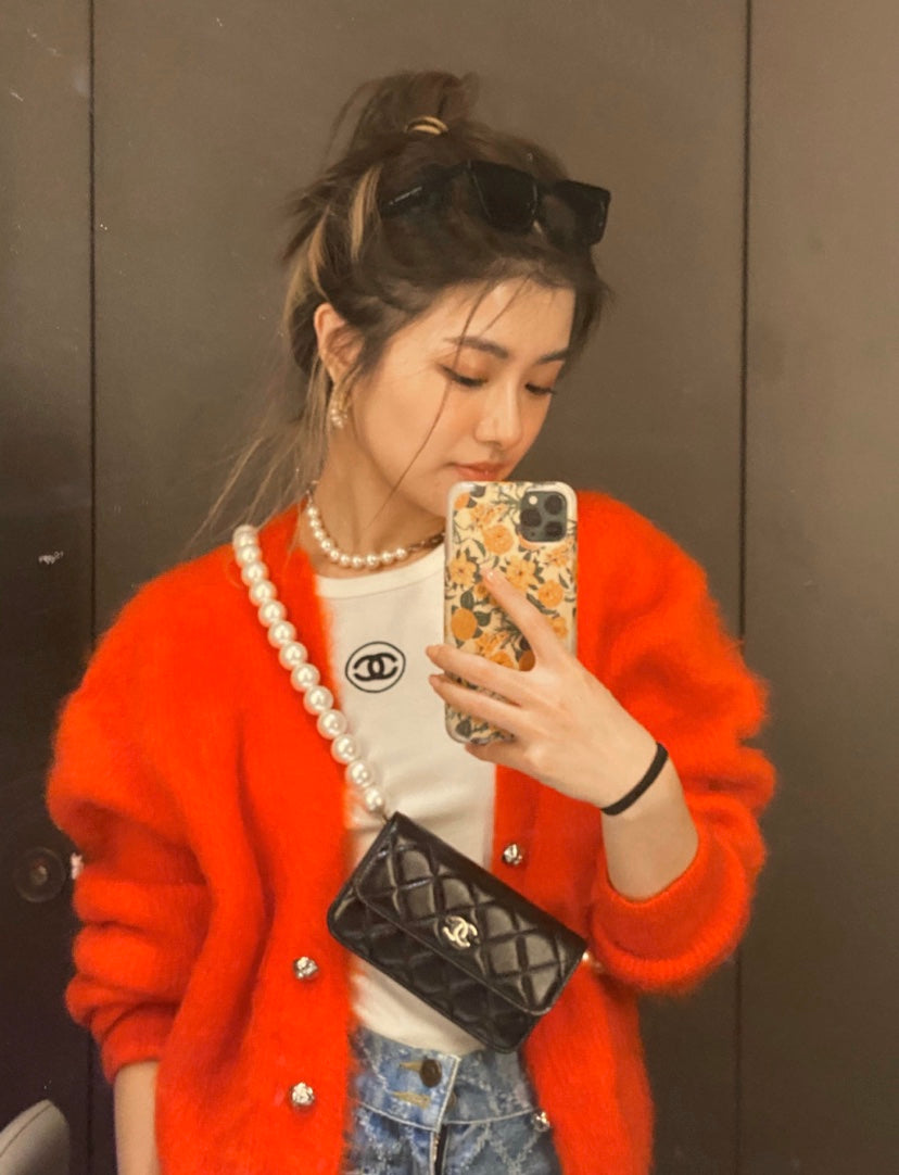 Chanel 珍珠鏈條小包