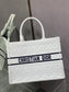 Dior Book Tote-小號36.5cm-秋冬絲絨菱格系列