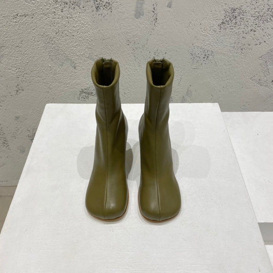B編織-22ss 英倫高跟靴 全牛皮（35-39，40-42可訂製）