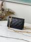 M80742 路L家-Pochette Coussin 鏈條包 黑色
