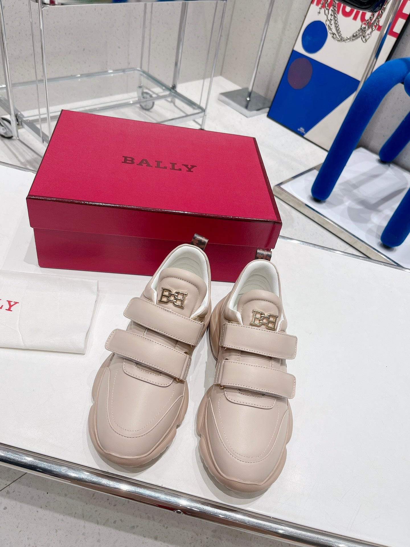 BALLY-2022新款 魔術貼老爹鞋 休閒鞋