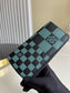 LV M60442 綠格 Zippy Vertical 男款長夾