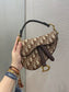 Dior Saddle 馬鞍包-小號咖啡棕色-19.5cm