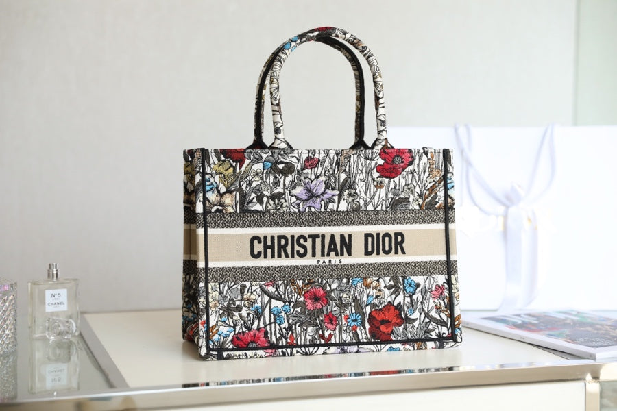 Dior Book Tote-小號36.5cm-月季花系列
