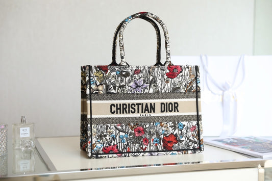 Dior Book Tote-小號36.5cm-月季花系列
