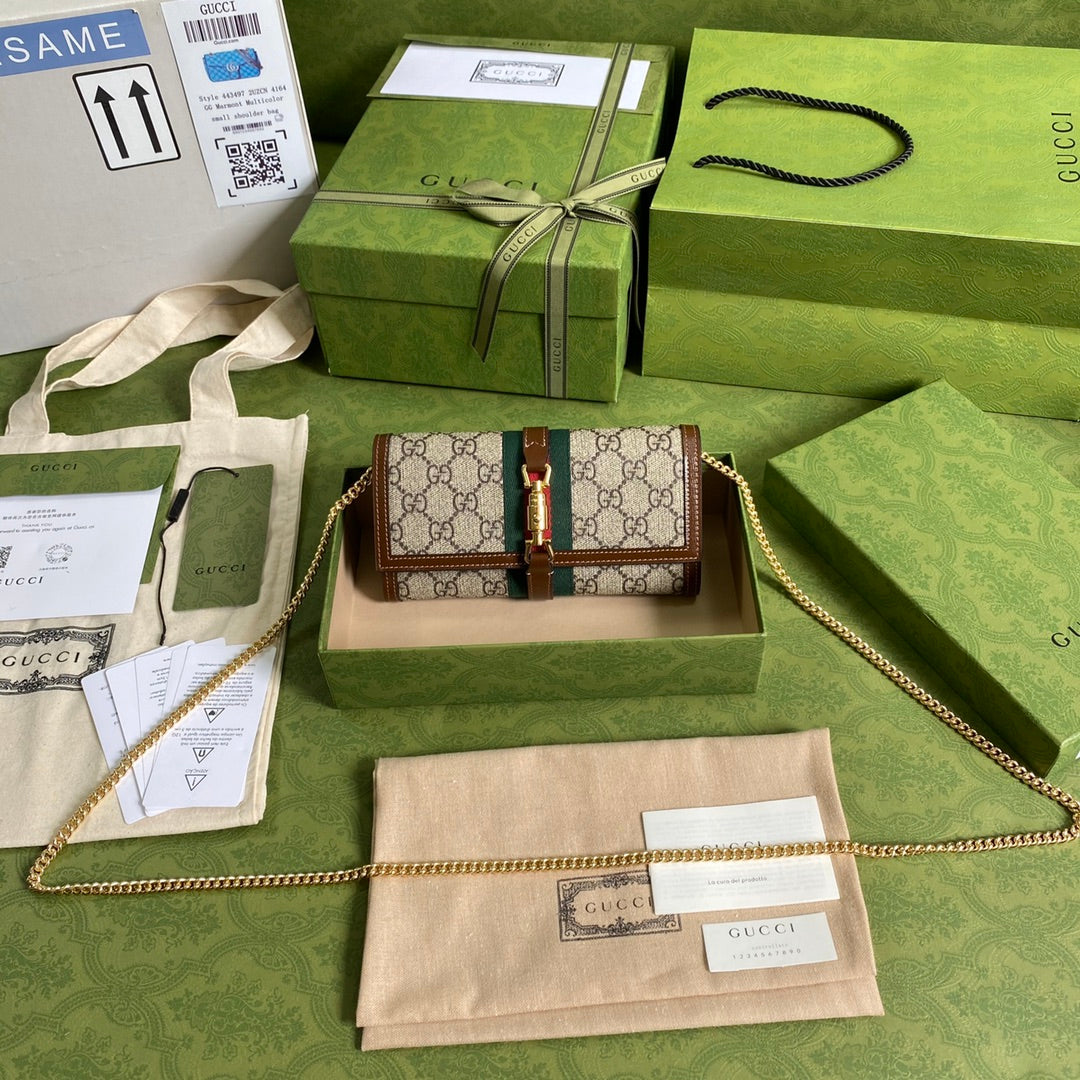 Gucci Jackie1961 系列全新鏈條包