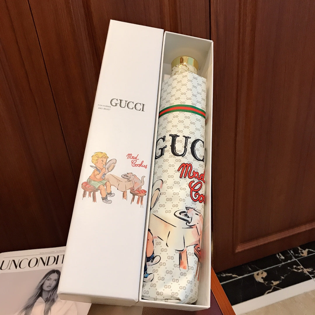 GUCCI-雨傘-白色
