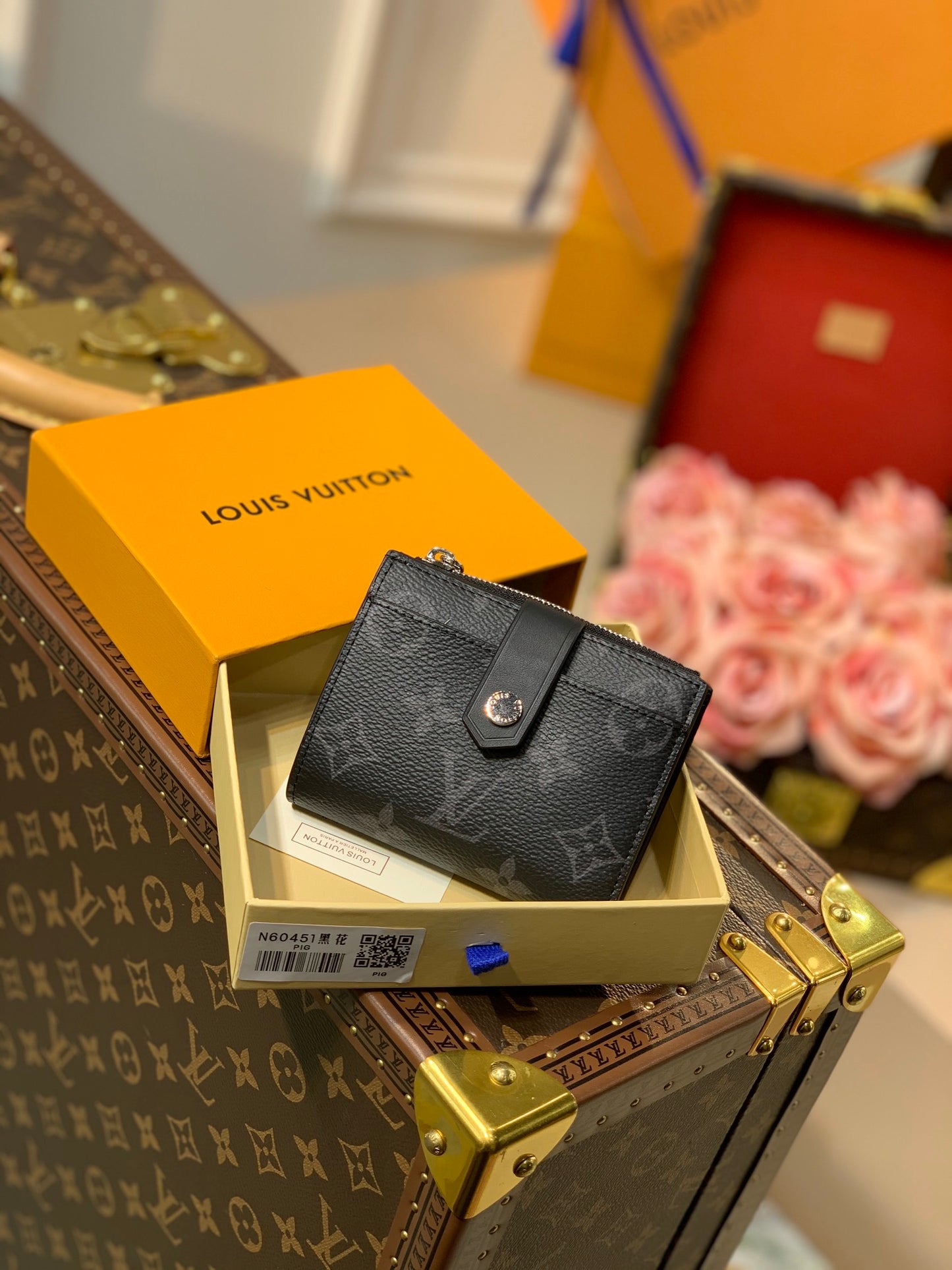 LV M60451 老花 Victorinem  短夾