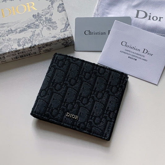 Dior 男款老花短夾