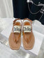 Chloe鞋-Chloe Woody Logo 涼鞋