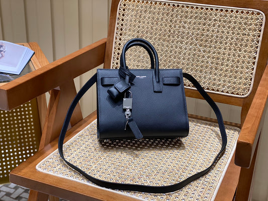 聖Y羅-sac de jour 風琴包山羊紋 黑色 22cm