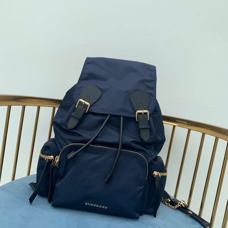 巴B家-Rucksack軍旅背包 深藍色 大號