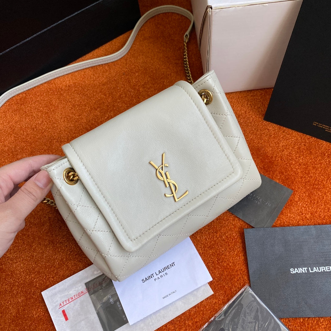 聖Y羅-Monogram Mini Nolita-復古菱格紋翻蓋包