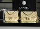 Chanel 金球CF口蓋包-小雞黃