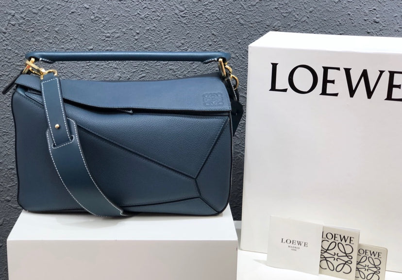 羅L威-Puzzle bag 小牛皮 中號
