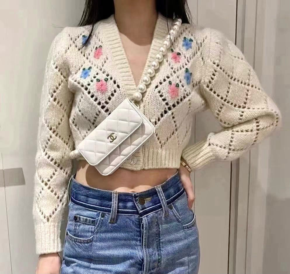 Chanel 珍珠鏈條小包