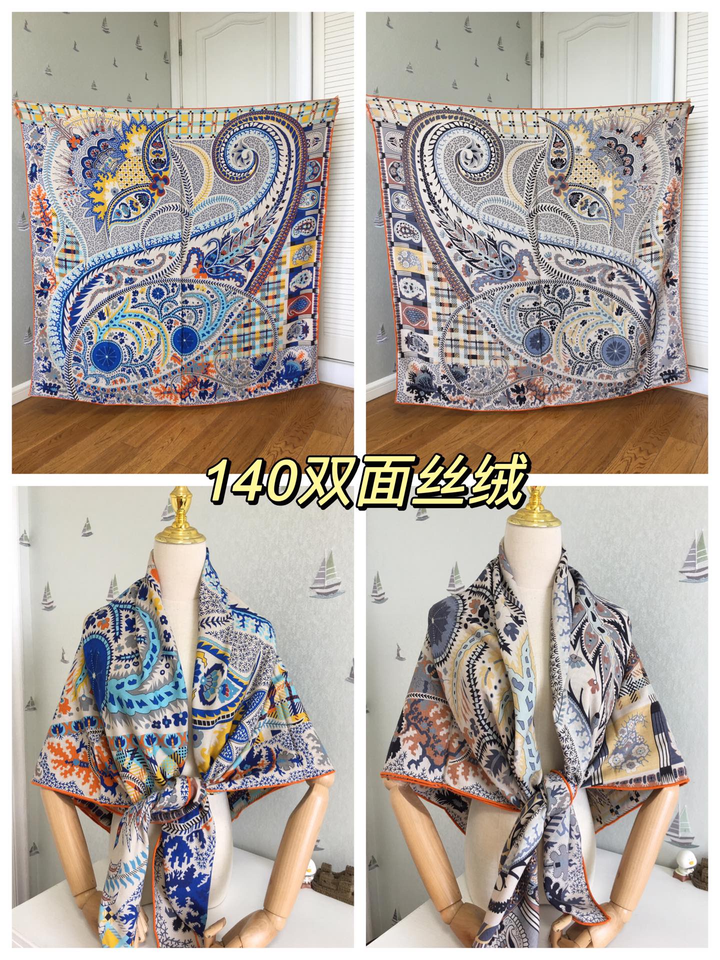 小愛款-雙面絲絨方巾 集合圖