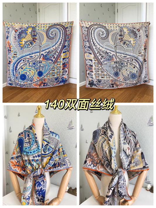 小愛款-雙面絲絨方巾 集合圖