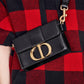 Dior 蒙田 Mini Box-17.5cm-金扣-黑