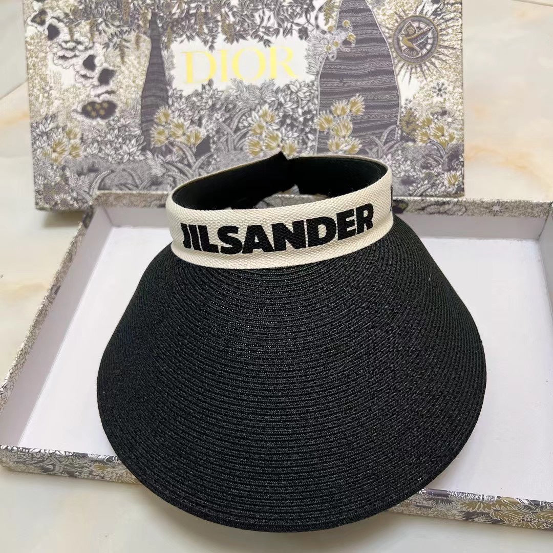JIL SANDER 空頂遮陽帽