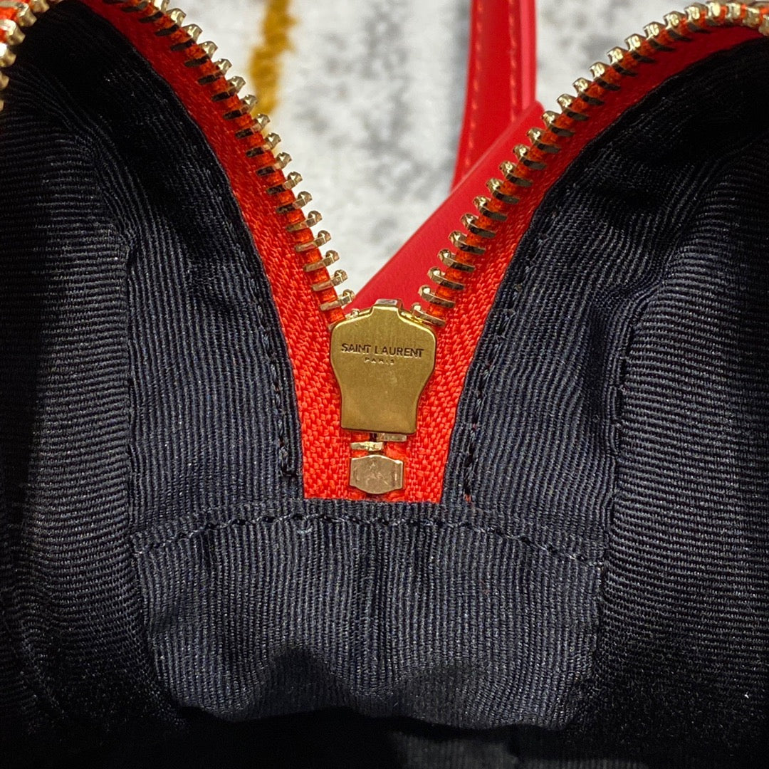 聖Y羅-Lou Bag 相機包-紅色金扣