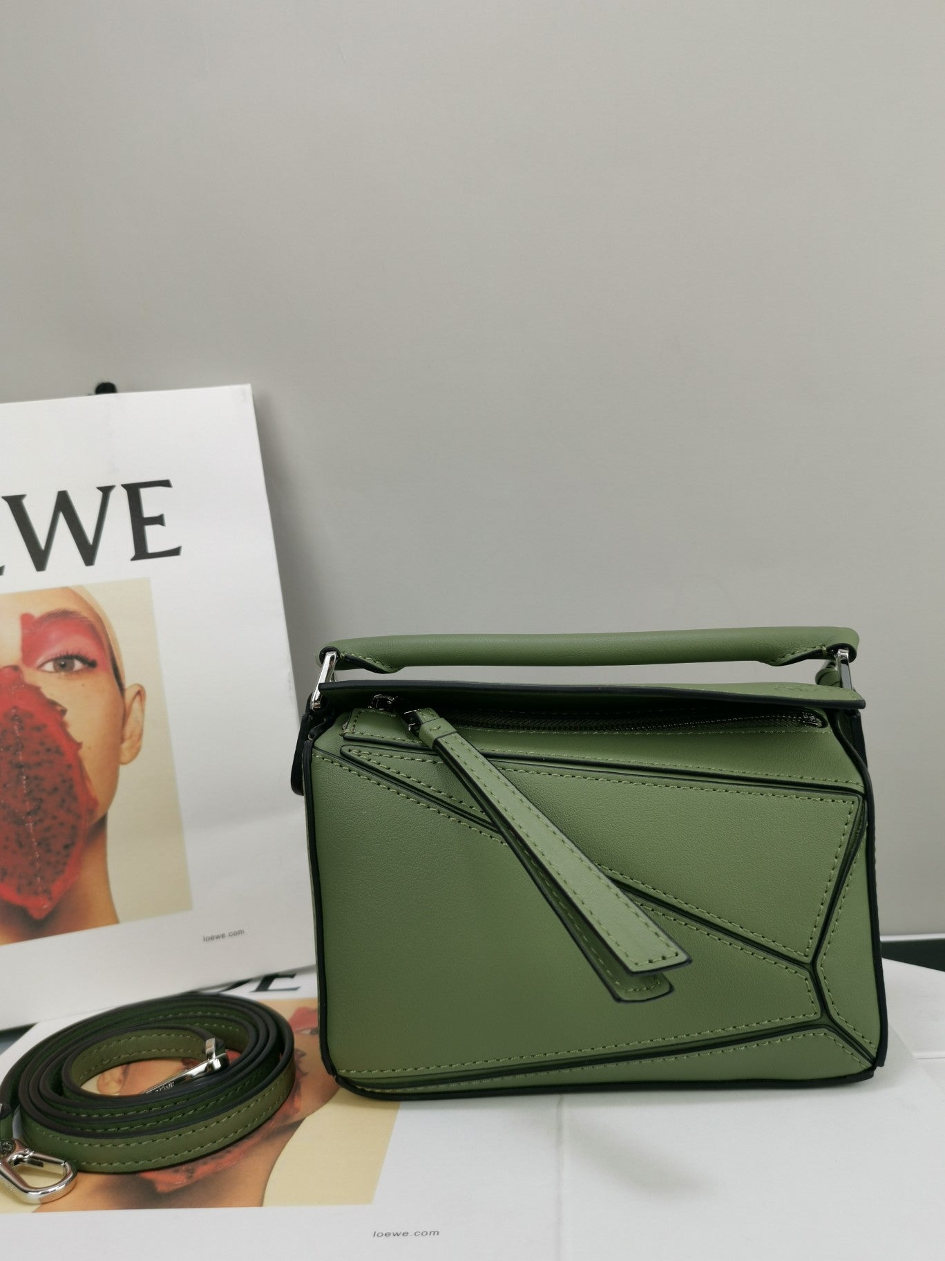 羅L威-Puzzle bag mini 小牛皮