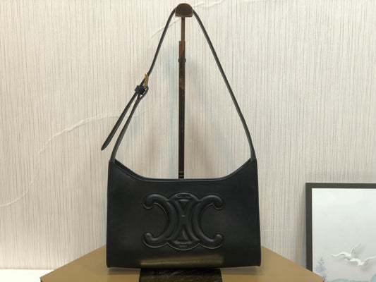 賽C家-22s春夏新品|CUIR TRIOMPHE 光滑牛皮革肩背包