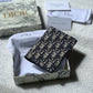 Dior 老花帆布護照夾