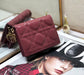 Dior 藤格紋卡包-11*9cm