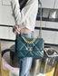 Chanel 19Bag-中號墨綠色
